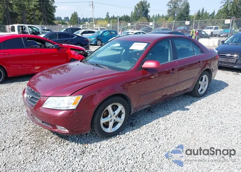 2009 Hyundai Sonata Se/Limited z USA, uszkodzony, nr VIN 5NPEU46F89H469043